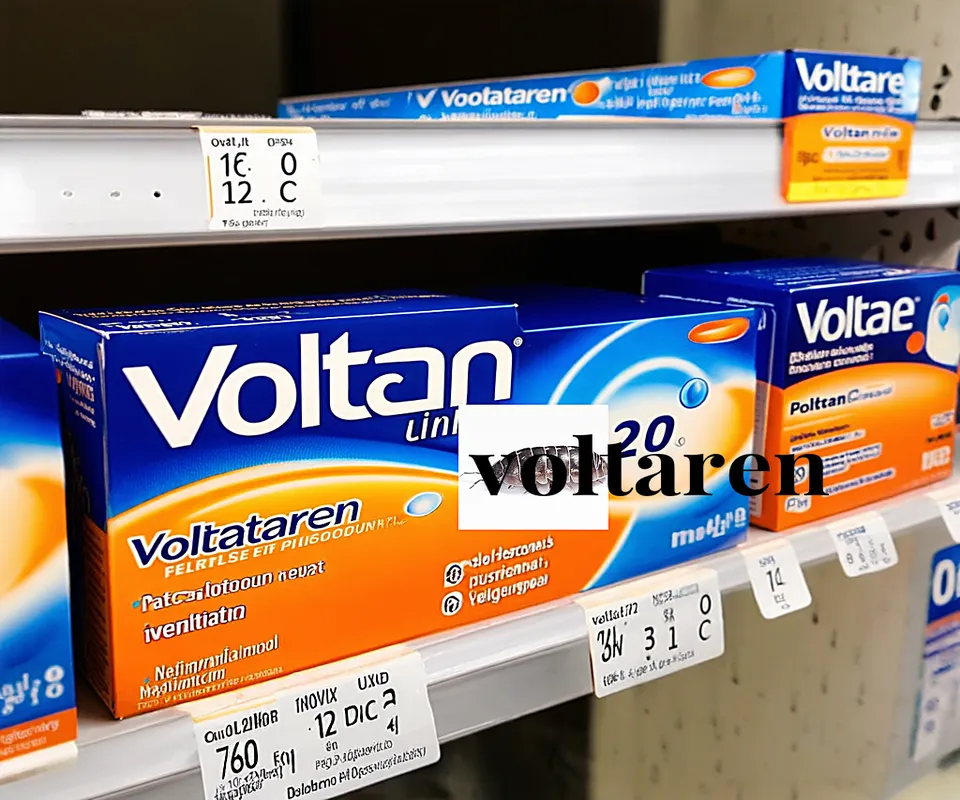 Precio voltaren sin receta